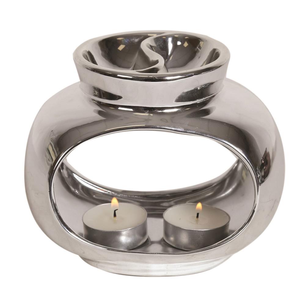 Oval Iridium Double Wax Melt Warmer £5.39